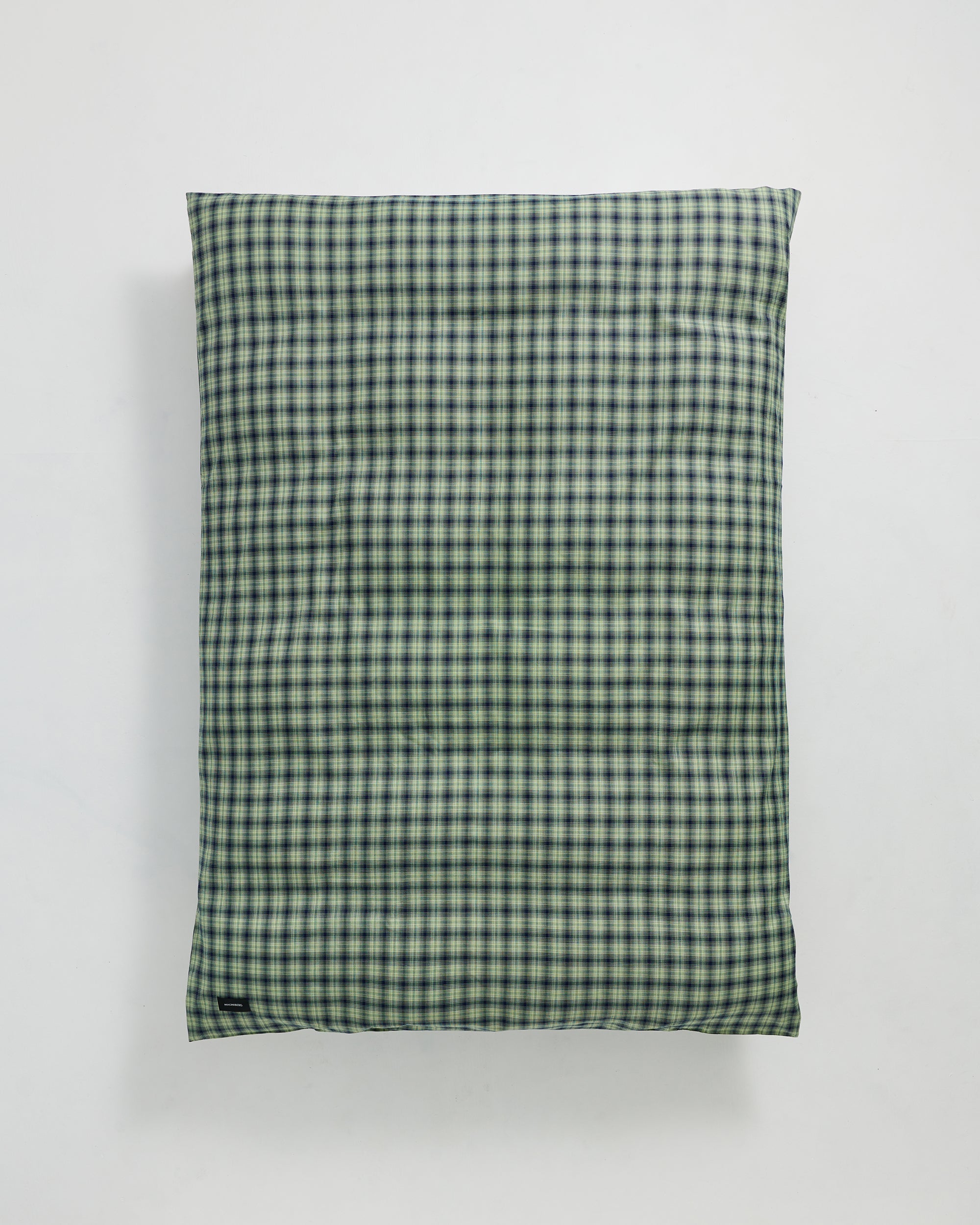 Rodeo duvet cover | Neon yellow check Oxford